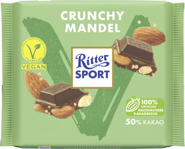 Ritter Sport vegan Mandel Quinoa 100 g