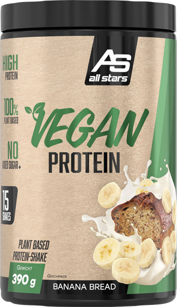 All Stars Vegan Protein Banana Bread 390 g