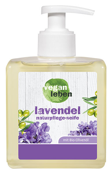 vegan leben Pflegeseife Lavendel 300 ml