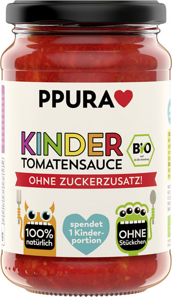PPURA Kinder Tomatensauce Bio 340 g