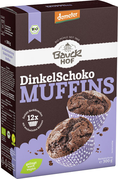 Bauckhof DinkelSchoko Muffins 300 g