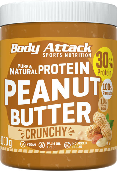 Body Attack Protein Peanut Butter Cunchy 1000 g