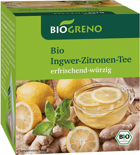 Biogreno Ingwer-Zitrone Tee 30 g