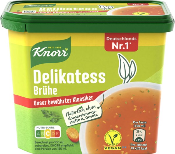 Knorr Delikatess Brühe16L