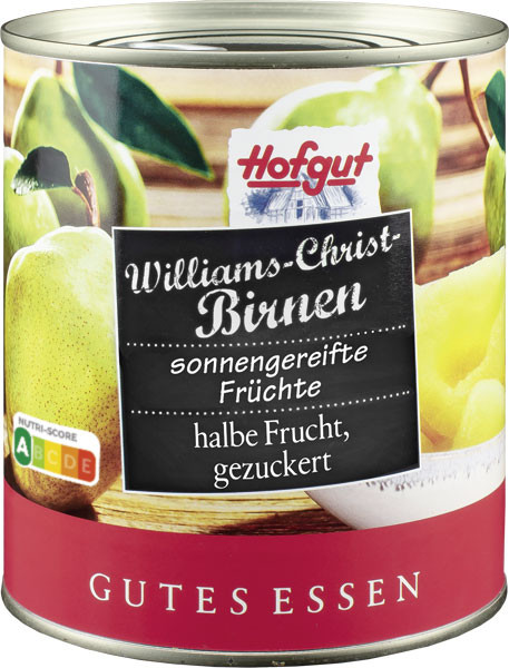 Hofgut Williams-Christ-Birnen 850 ml