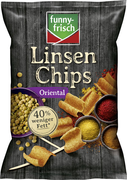 Funnyfrisch Linsen Chips Oriental 90 g