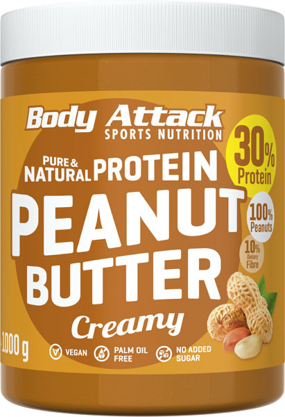 Body Attack Protein Peanut Butter Creamy 1000 g