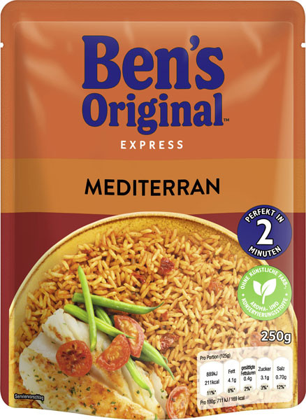 Ben`s Original Express Reis Mediterran 250 g