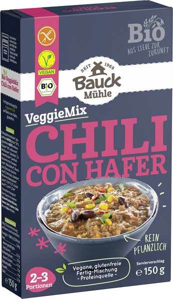 Bauckhof Bio VeggieMix Chili con Hafer 150g