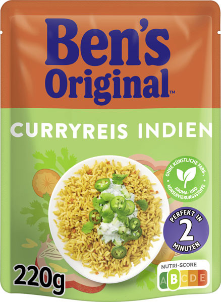 Ben`s Original Express Curryreis Indien 220 g