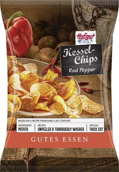Hofgut Kesselchips Red Pepper 150 g