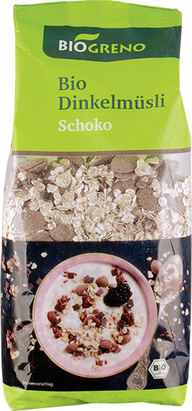 Biogreno Dinkelmüsli Schoko 425 g