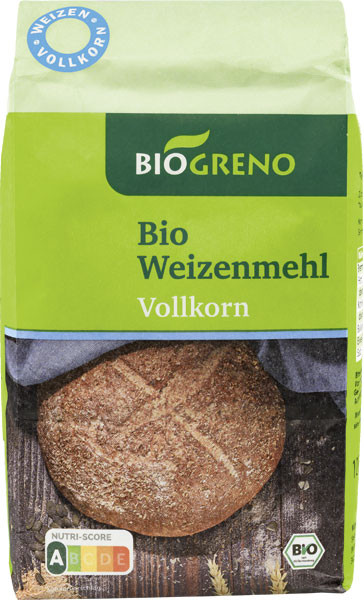 Biogreno Weizenvollkornmehl 1000 g