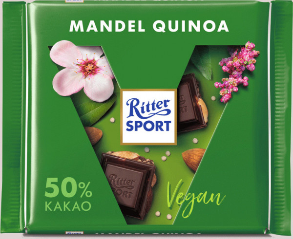 Ritter Sport vegan Mandel Quinoa 100 g