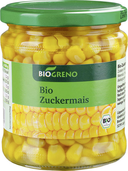 Biogreno Zuckermais 370 ml