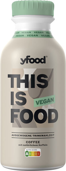 yfood vegane Trinkmahlzeit Coffee 500 ml