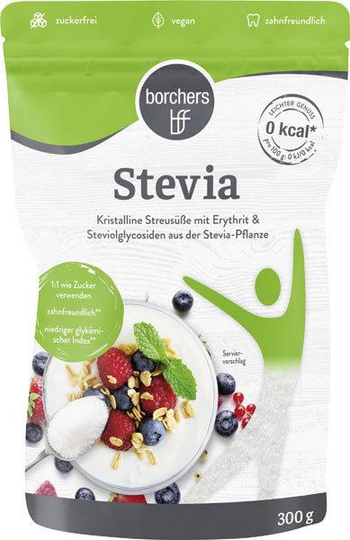 BFF Stevia Kristalline Streusüße 300 g
