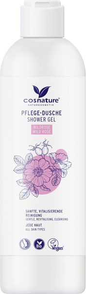 cosnature Pflege-Dusche Wildrose 250 ml