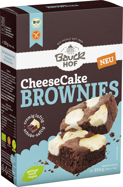 Bauckhof CheeseCake Brownies 350 g