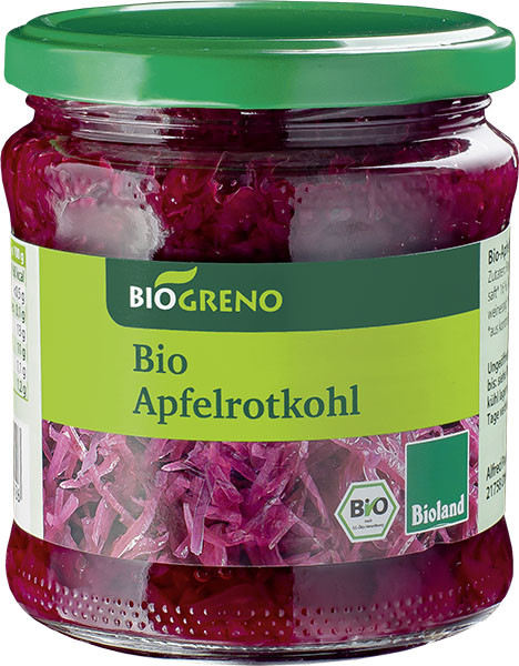 Biogreno Apfelrotkohl 350 g