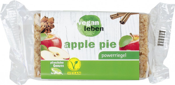 veganer powerriegel apple pie 95 g