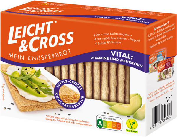Leicht & Cross Knusperbrot Vital 125 g