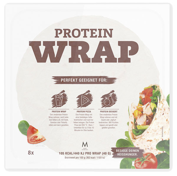 More Nutrition Protein Wraps 8er 320g