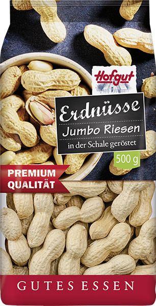 Hofgut Erdnüsse in Schale 500 g