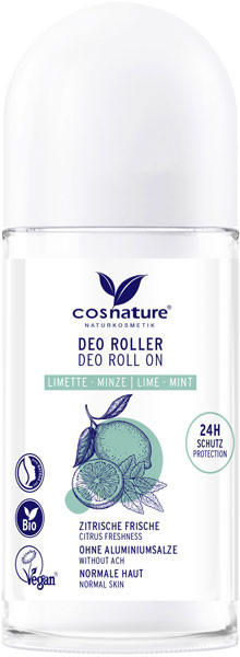 cosnature Deo Roller Limette-Minze 50 ml